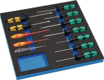 Gereedschapsmodule 12-delige 2/3 module Sleuf/PH/PZD/TORX, Wera
