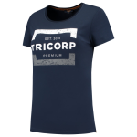 Dames T-shirt Maat inktblauw, MG180 Tricorp Premium