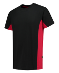 T-Shirt schwarz rot, BW190 Tricorp Workwear Bicolor