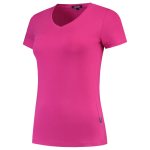 Damen T-Shirt V-Ausschnitt Slim Fit pink, MG190 Tricorp Casual