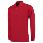 Poloshirts lange mouw Maat rood, MG180 Tricorp Casual
