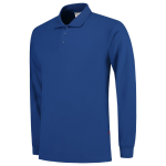 Poloshirts lange mouw Maat koningsblauw, MG180 Tricorp Casual