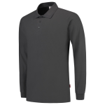 Polo shirts long sleeve dark grey, MG180 Tricorp Casual