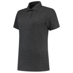 Dames poloshirts maat antraciet gemêleerd, MG180 Tricorp Casual