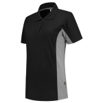Dames poloshirts Maat zwart/grijs, MG180 Tricorp Tweekleurige Werkkleding