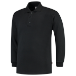 Sweatshirt Polokragen schwarz, MG280 Tricorp Casual