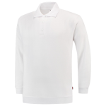 Sweatshirt Polokragen und Bund weiss, MG280 Tricorp Casual