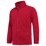 Fleece jacket red, Tricorp Casual