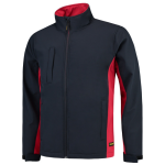 Softshell jacket navy blue red, MG340 Tricorp Bicolour Workwear