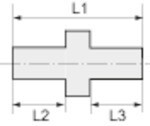 Doppelgewindenippel R 1.1/2 a. R 1.1/2 a. SW 50 Edelstahl A4