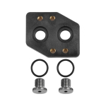 NAMUR adapterplaat voor Afsluiters met hoekzitting G 1/2 tot G 2