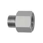 Thread adapter aluminium AG 1/2"-27 UNS IG G 1/4 SW 17