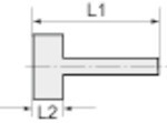 Opschroefbare slangpilaar G 1/2 voor Slang LW 10 mm SW 24 messing