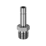 Gewinde-Stecknippel R a. Stecknippel ES 1.4404