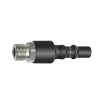 Nipple with RSV for couplings NW 8 ISO 6150 C Steel G 3/8 AG