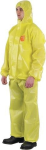 Beschermende overall Maat L geel Ansell Microchem 3000
