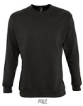 Sweatshirt Maat M zwart 50%BW/50%PES 280gr/m² Bierboom