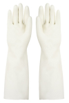 Chemikalienschutzhandschuhe Gr.9 weiß lang, EN 388/374/421 Kat III KCL 708 Cama Clean