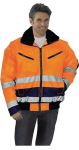 High visibility pilot jacket Size S, orange-blue EN20471
