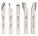 Turning steel set, HSS steel 8x8x80 mm, 5 pcs. Proxxon 24530