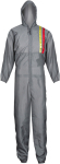 Paint suit grey, lint-free, antistatic 100% polyester