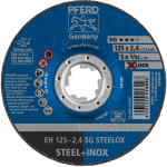 Cutting disc EH 125-2.4 SG SteelOX/X-LOCK Pferd