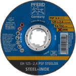 Snijschijf EH 125-2,4 PSF SteelOX/X-LOCK Pferd