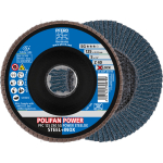 Conical flap disc PFC 125 Z40 SG POWER SteelOX/X-LOCK Pferd Polifan