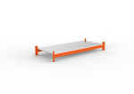 Additional shelf Large shelving unit HxLxD 85x1825x800 mm, RAL 2001 META Multipal