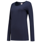 Dames T-shirt lange mouw Maat inktblauw MG190 Tricorp Casual