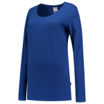 Dames T-shirt lange mouw Maat koningsblauw MG190 Tricorp Casual
