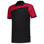 Poloshirt met kruisnaad Maat zwart MG180 Tricorp Tweekleurige Werkkleding