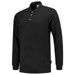 Poloshirt slim fit lange mouw Maat zwart, MG210 Tricorp Casual