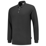 Poloshirt slim fit lange mouw Maat donkergrijs, MG210 Tricorp Casual