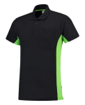 Polo shirts with breast pocket navy blue light green, MG180 Tricorp Bicolour Workwear