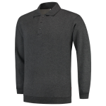 Sweatshirt Polokragen und Bund anthrazit, MG280 Tricorp Casual