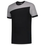 T-Shirt Quernaht schwarz grau MG180 Tricorp Workwear Bicolor