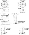 Stellfuß GN 44-40-M8-40-D0-S Edelstahl A4