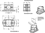 Flange clamp connector GN