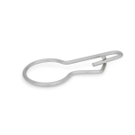 Ringöse Sicherheitsvariante GN 111.6-12-S Edelstahl