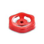 Handrad aus Stahlblech GN 227.6-ST-80-V9-RT rot