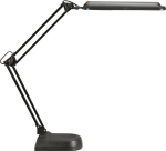 LED desk lamp H max. 450 mm with stand Metal / plastic black