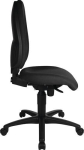 Bürodrehstuhl ohne Armlehnen mit Synchrontechnik schwarz 450-550 mm