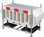 Transport- & Lagergestell 47,2 kg für 15 Absperrgitter
