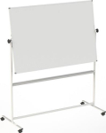 Magneetbord met aluminium frame BxH 1500x1200 mm wit geëmailleerd mobiele en draaibare projectie