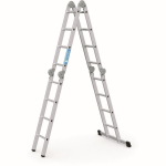 Multifunctionele ladder 4-delig 4x4 sporten Ladderlengte max 4,74m, werkhoogte 5,5m Zarges Multitec M