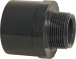 Zelfklevende fitting Overgangsnippel 40 mm x 32 mm x 1/2" AG