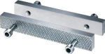 Schraubstockbackenpaar mit Schrauben Backenbreite 140 mm Heuer Front