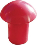 Impact protection mushroom shape for cord iron Ø 16-20 mm Made from impact-resistant plastic