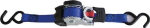 Ratchet lashing strap, automatic L=3 m W=25 mm with S-hook, chip set